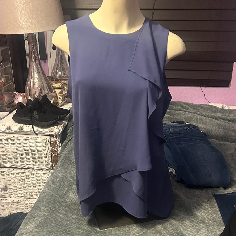Kenneth Cole New York Elegant Blue Top